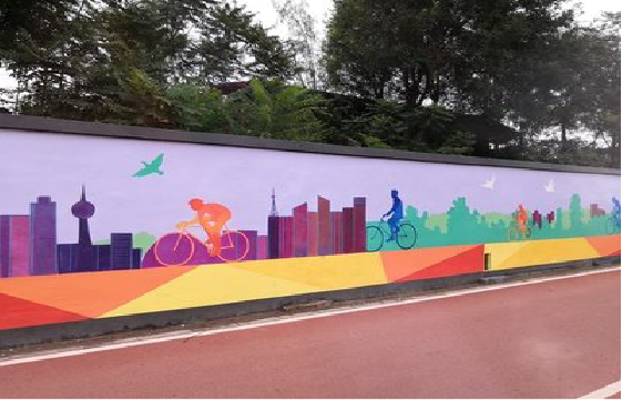 巴中墙体彩绘-围墙