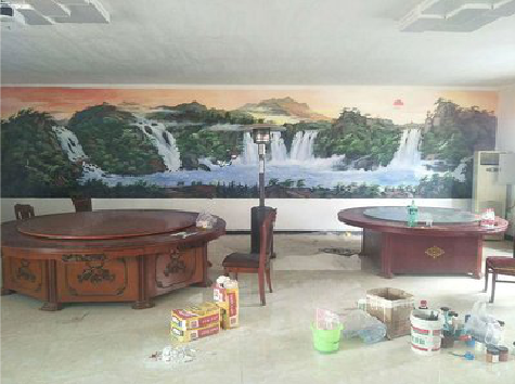 巴中墙绘-写实风景