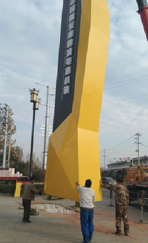 巴中标识标牌的安装方法。