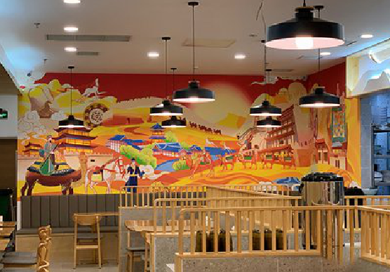 巴中商业空间彩绘介绍。