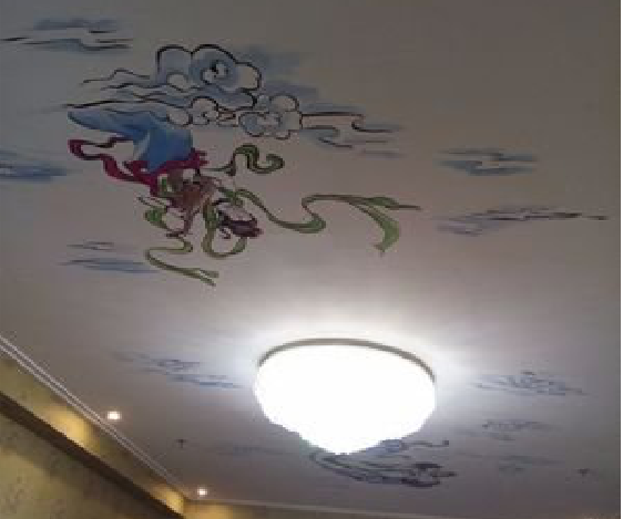 巴中如何快速绘制天花板上的手绘墙？