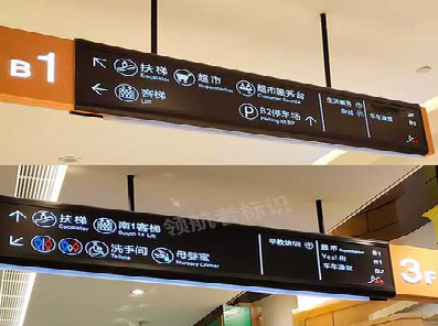 巴中如何通过商场标识牌引导客流分布？